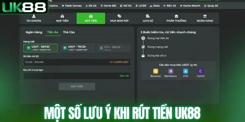 Quy Trình Rút Tiền UK88 Chi Tiết, Thành Công 100% - mapg