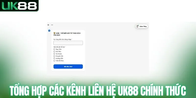 Tổng Hợp Các Kênh Liên Hệ UK88 Chính Thức Hiện Nay - mapg